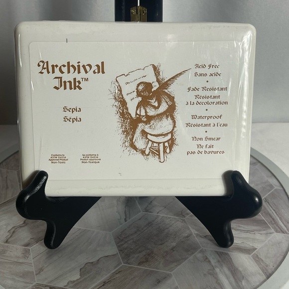 Ranger Archival Ink Pad Sepia A3P06725 Acid Free Waterproof Non-Toxic New - Picture 1 of 5